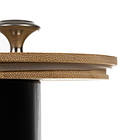 Набір кухонних контейнерів Ruhhy 24578 — 4×1,5 л, матовий чорний, бамбукові кришки, фото 4