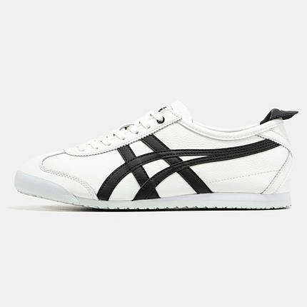 Кросівки Asics Onitsuka Tiger Mexico 66 White Black | Стильно та практично на кожен день, фото 1