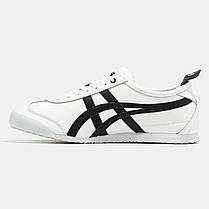 Кросівки Asics Onitsuka Tiger Mexico 66 White Black | Стильно та практично на кожен день, фото 3