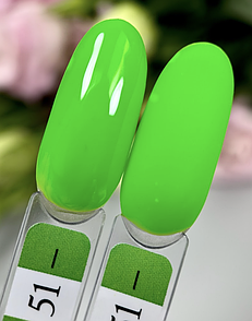 Гель-лак яскраво-салатовий Crooz №51 8 мл