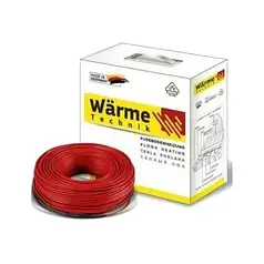 Нагрівальний двожильний кабель Wärme Twin flex cable тонкий 2100Вт, 11,2–14 м2, 140м 000021542