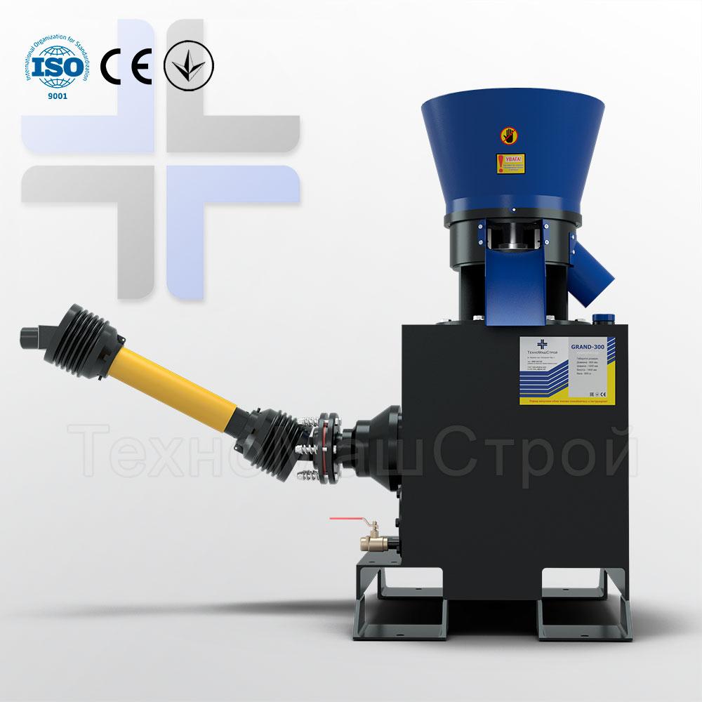 Гранулятор GRAND-300 ВОМ - гранулятор від Вала Відбору Потужності, фото 1