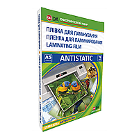 Плівка для ламінування А5 75мкм. 100шт/пач. D&A Antistatic, глянсова (11201011106YA)
