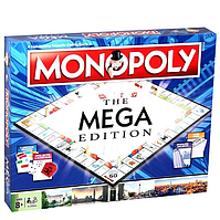 Гра настільна монополія для дітей і дорослих WINNING MOVES Monopoly The Mega Edition (5053410002459)