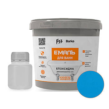 Емаль для ванн Barko, блакитний 1.5-1.7м