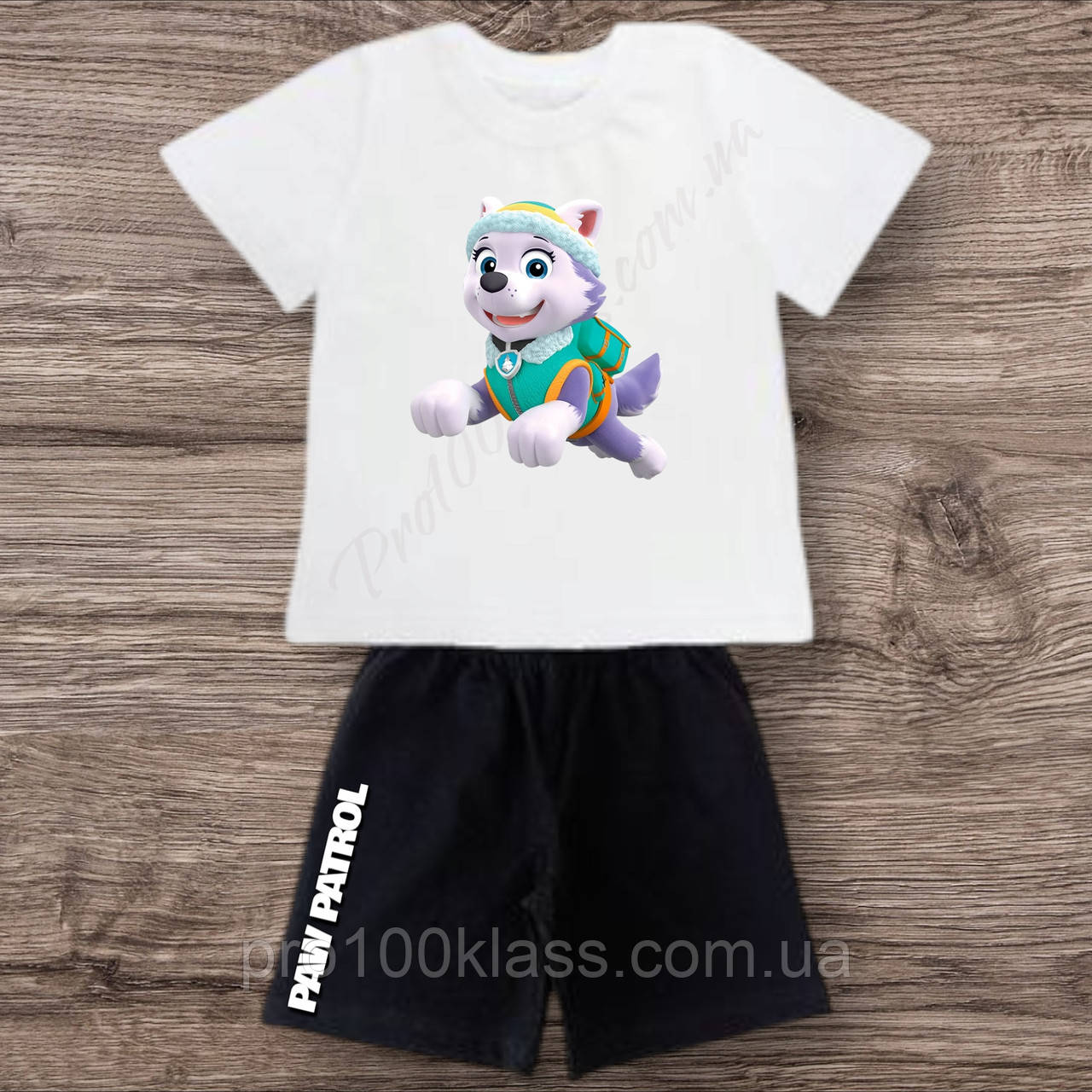 Комплект дитячий футболка і шорти Paw Patrol Щенячий патруль, фото 1