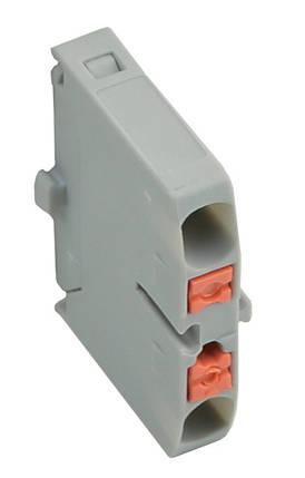 З’єднувальний клемний блок CTP-1 (1Р) безґвинтовий, IP20, для мідних провідників, АСКО-УКРЕМ, фото 1