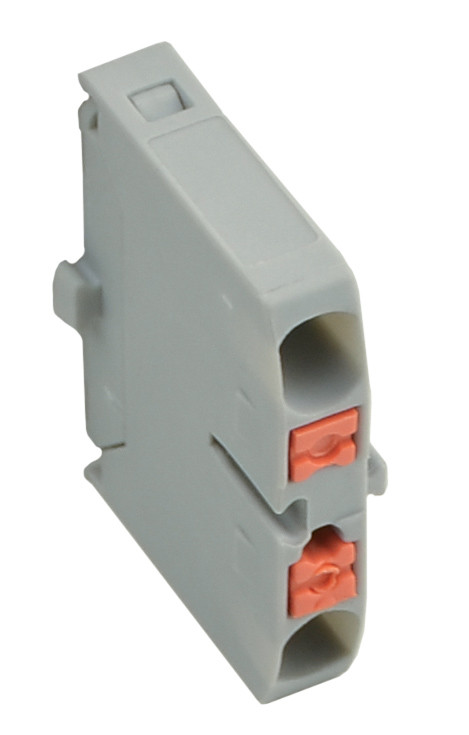З’єднувальний клемний блок CTP-1 (1Р) безґвинтовий, IP20, для мідних провідників, АСКО-УКРЕМ