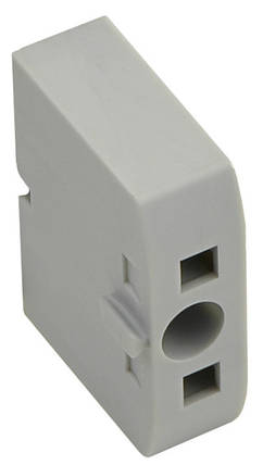 Адаптер для кріплення клемних блоків на DIN-рейку, безґвинтовий монтаж, поліамід, АСКО-УКРЕМ, фото 1