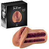 Ультрареалістичний мастурбатор Toi et moi Lou з двома каналами для чоловіків анальний вагінальний, фото 2