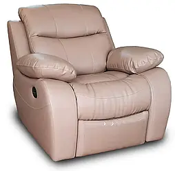 М'яке комфортне крісло для відпочинку ВЕРСАЛЬ качалка-реклайнер механічне