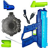 Пістолет водяний акумуляторний водний для хлопчиків з автоматичним насосом Дитячі водяні пістолети, фото 9