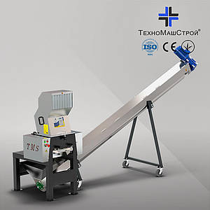 Подрібнювач м'ясо-кістковий «ППМ - 7» з корпусом робочої частини та шнеком вивантаження з нержавки.