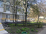 Пандус для інвалідів, огорожа для школи, фото 2