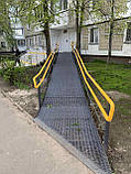 Пандус для інвалідів, огорожа для школи, фото 3
