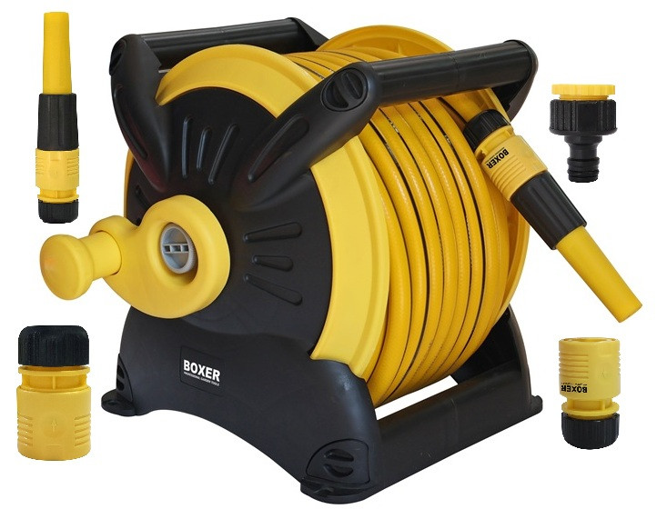 Котушка зі шлангом для поливу 20 метрів BOXER BX-3247