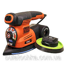 Шліфмашина ексцентрикова мережева BLACK+DECKER KA280K, фото 2