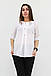 Стильна вечірня жіноча блузка, біла, фото 2