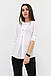 Стильна вечірня жіноча блузка, біла, фото 3