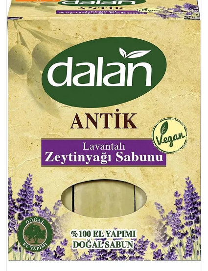 Натуральне Веганське мило Dalan Antique Lavender з оливковою олією 900 гр. Лаванда