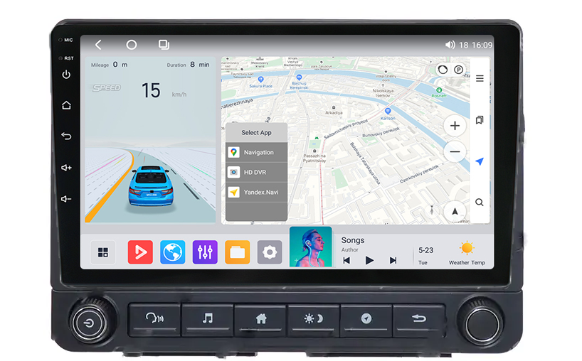 Штатна магнітола Mekede MS Honda Vezel XRV (2013-2018) QleD, фото 1