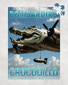 Пазл Bombardiro crocodilo/Бомбардіро крокодило А3 (28,3*39,4 см), 300 елементів
