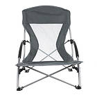 Складне пляжне кресло Trizand 23923 — сіро‑оксфорд, низьке, до 100 кг, фото 4