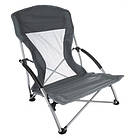 Складне пляжне кресло Trizand 23923 — сіро‑оксфорд, низьке, до 100 кг, фото 5