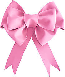 Бант 02 ВЕЛИКИЙ - Рожевий з фоамірану