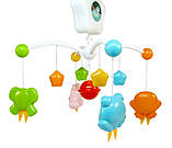 Мобіль (карусель) на ліжечко на батарейках, світло, звук, проекція картинки, фото 5