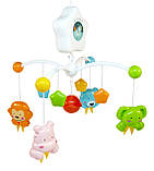 Мобіль (карусель) на ліжечко на батарейках, світло, звук, проекція картинки, фото 4