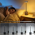 Лампа Настільна Акумуляторна F89019 1200 мАг (Чорний), фото 6