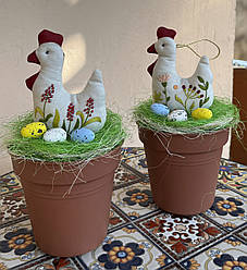 Набір для створення вишитої іграшки "Курочки", 10х14 см, 2 шт