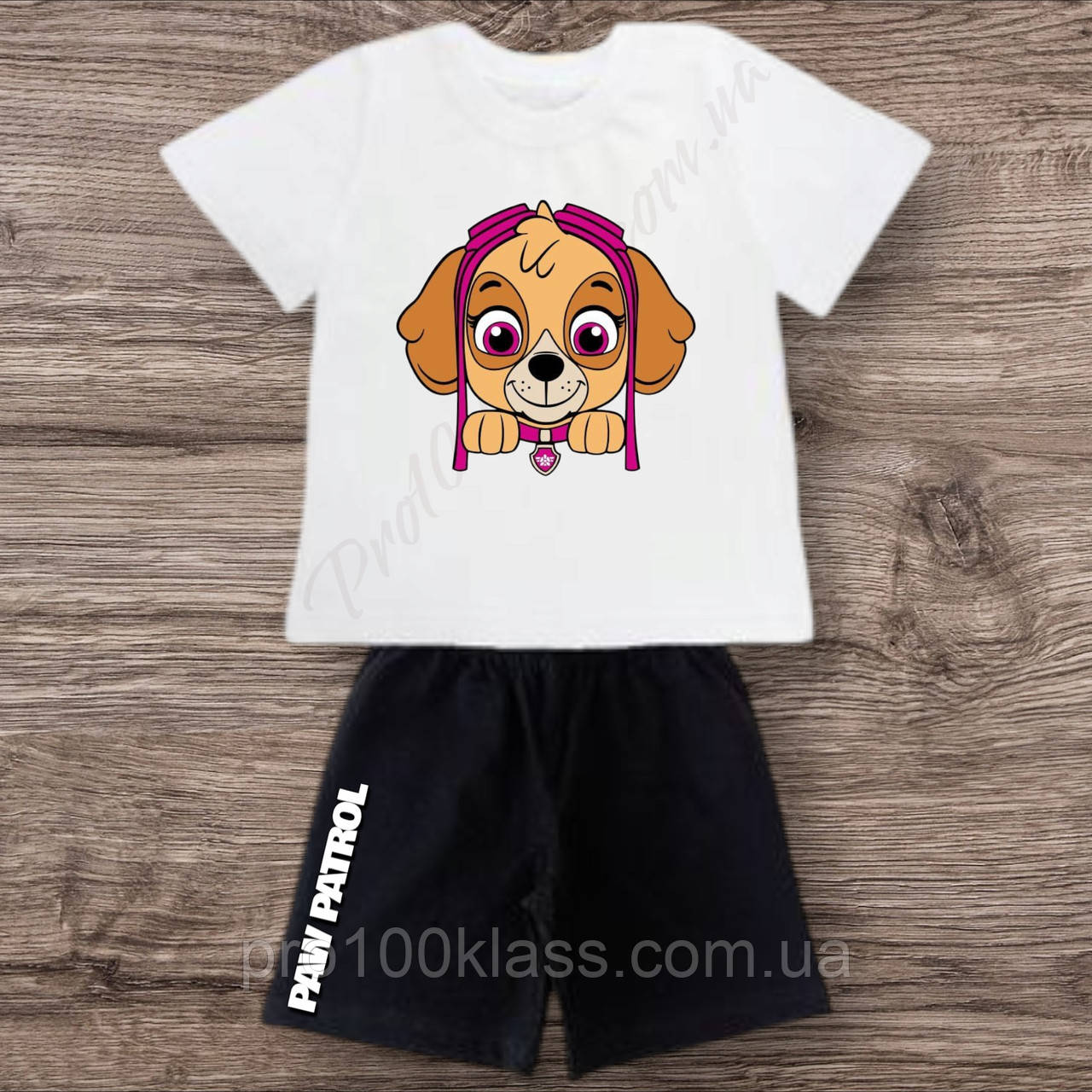 Комплект дитячий футболка і шорти Paw Patrol Щенячий патруль, фото 1