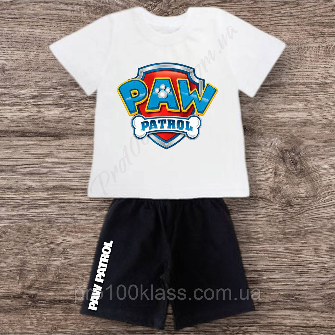 Комплект дитячий футболка і шорти Paw Patrol Щенячий патруль, фото 1