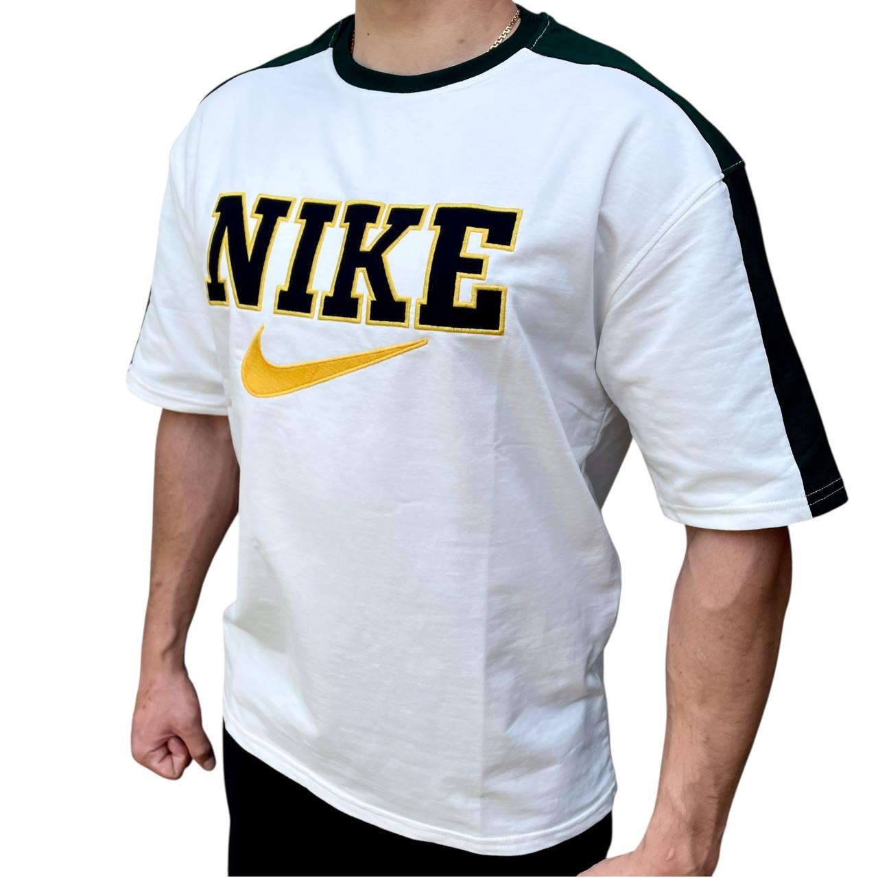 Футболка спортивна чоловіча стильна Nike Oversize, футболка Найк на літо, фото 1
