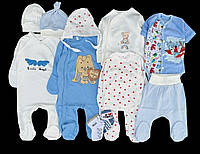 Красивый набор одежды для новорожденных, качественная одежда для малышей, лето, осень, рост 56 см, хлопок
