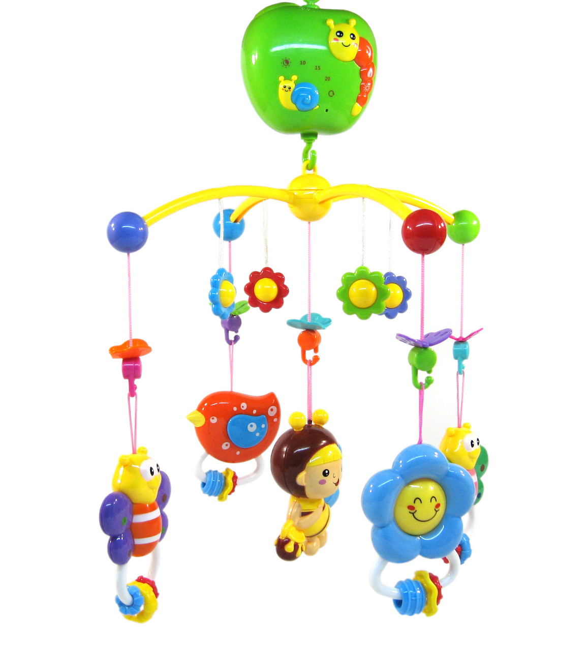 Мобіль (карусель) на ліжечко з пультом д/у, з проектором, таймером, сенсорним управлінням, фото 1