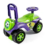 🧡Машинка-каталка для прогулянок Doloni "Автошка Футбол" 0142/02UA толокар дитячий Фіолетово-зелений, фото 4