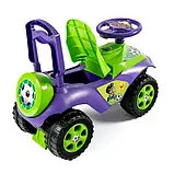 🧡Машинка-каталка для прогулянок Doloni "Автошка Футбол" 0142/02UA толокар дитячий Фіолетово-зелений, фото 5