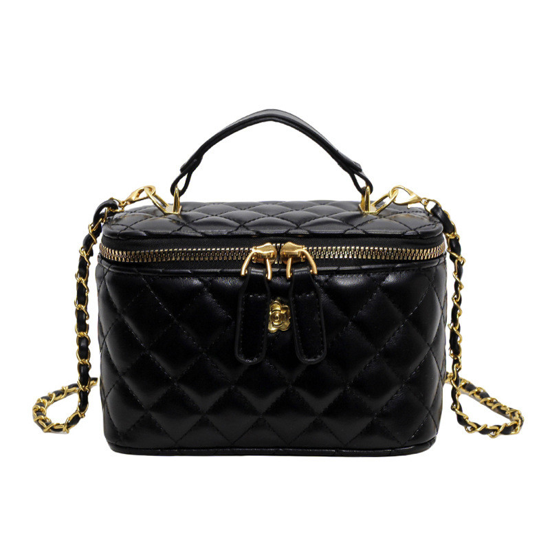 Жіноча сумка-косметичка 2479 Vanity Bag крос-боді чорна, фото 1
