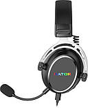 Навушники ігрові — гарнітура для геймерів Hator Hypergang 3 Hi-Res (ESH50) чорна, фото 2