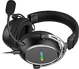 Навушники ігрові — гарнітура для геймерів Hator Hypergang 3 Hi-Res (ESH50) чорна, фото 7