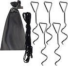 Пляжний намет Trizand 20974 — 190×120×90 см, поп-ап, антимоскітна сітка, фото 7