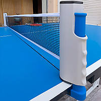 Сітка для настільного тенісу із кріпленням на стіл розсувна 1,75 м Синій