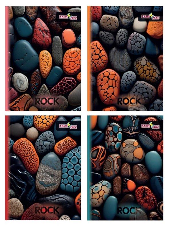 Блокнот А5 64 листа # ТП-53-2 Rock блок-офсет creamy тверда обкладинка Міх 646212 G-Rich, фото 1