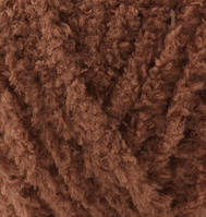 Нитки пряжа для в'язання велюрова плюшева SOFTY PLUS Софті Плюс № 321 - коричневий