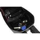 Водонепроникна сумка Trizand 25205 — 5 л, на кермо самоката/велосипеда, чорно‑срібляста, фото 6