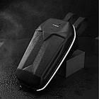 Водонепроникна сумка Trizand 25205 — 5 л, на кермо самоката/велосипеда, чорно‑срібляста, фото 10