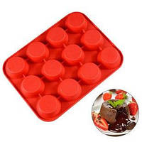 Силіконова форма Пудинг/фондан (Квіт в асортименті)